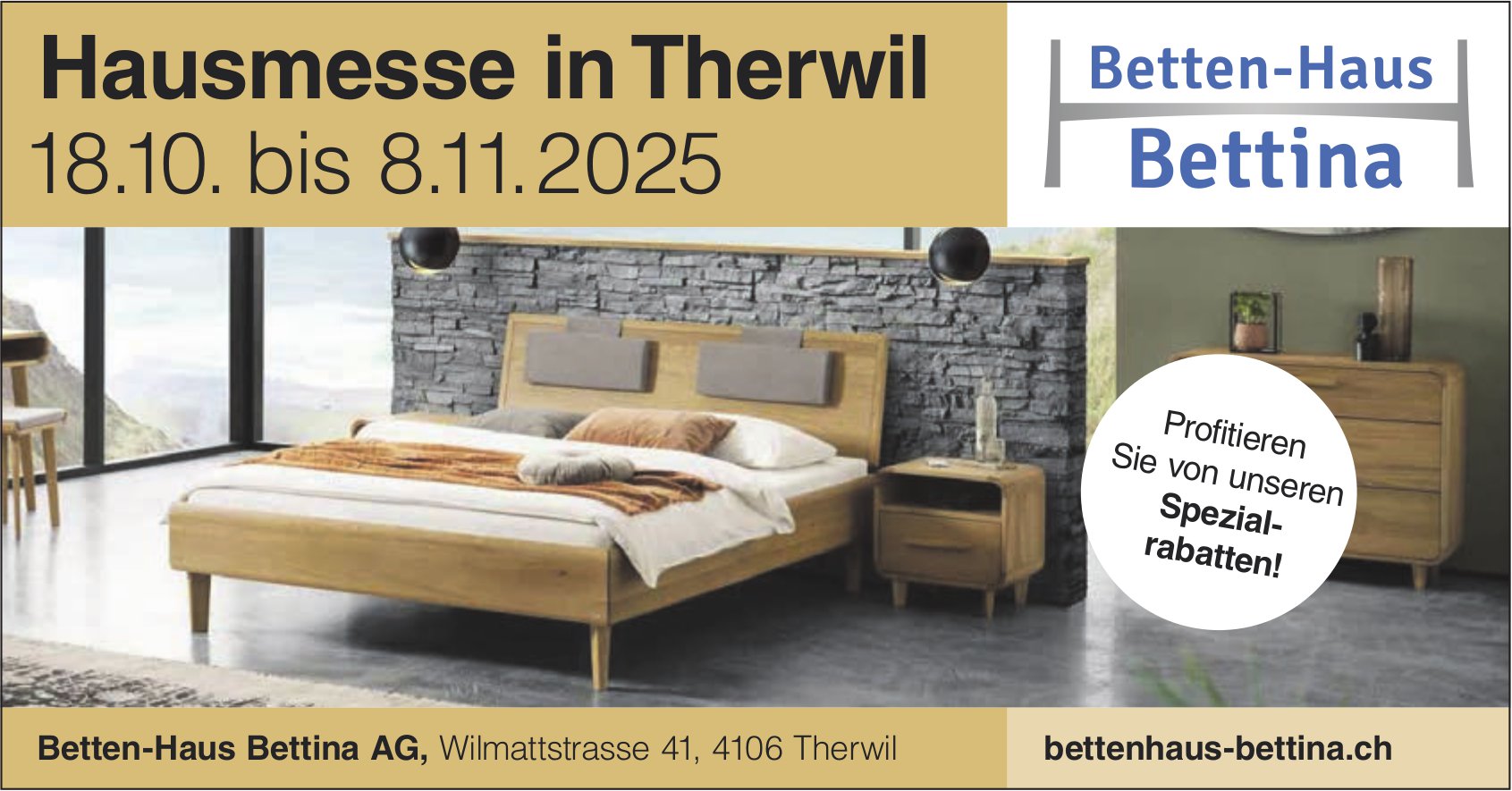 Hausmesse, 18. Oktober - 8. November, Therwil