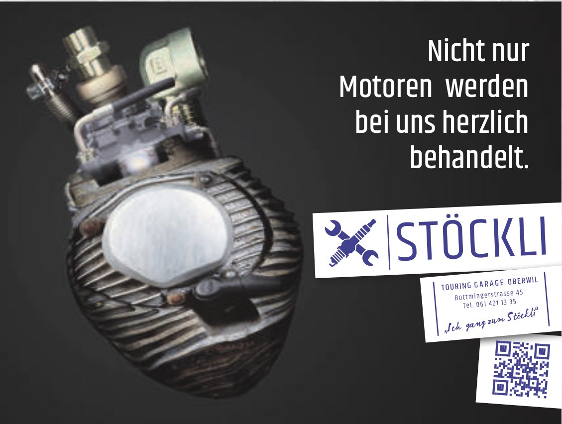 Stöckli, Oberwil - Nicht nur Motoren werden bei uns herzlich behandelt.