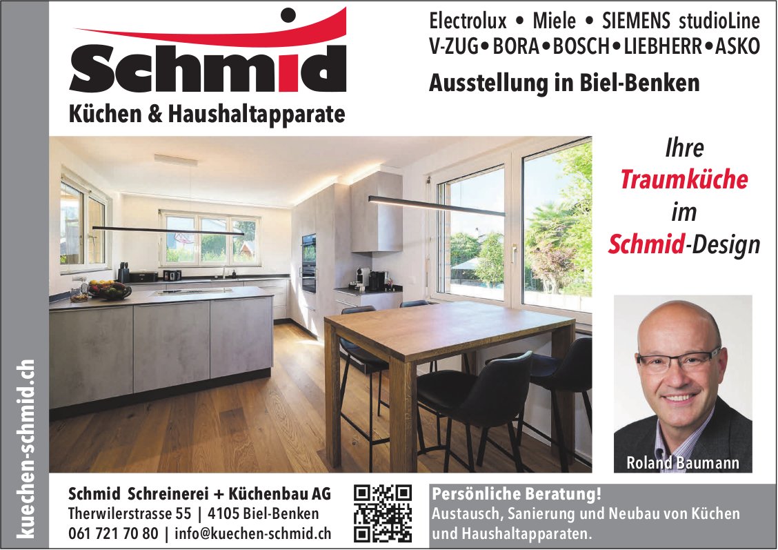 Schmid Schreinerei + Küchenbau AG, Biel - Küchen&Haushaltapparate