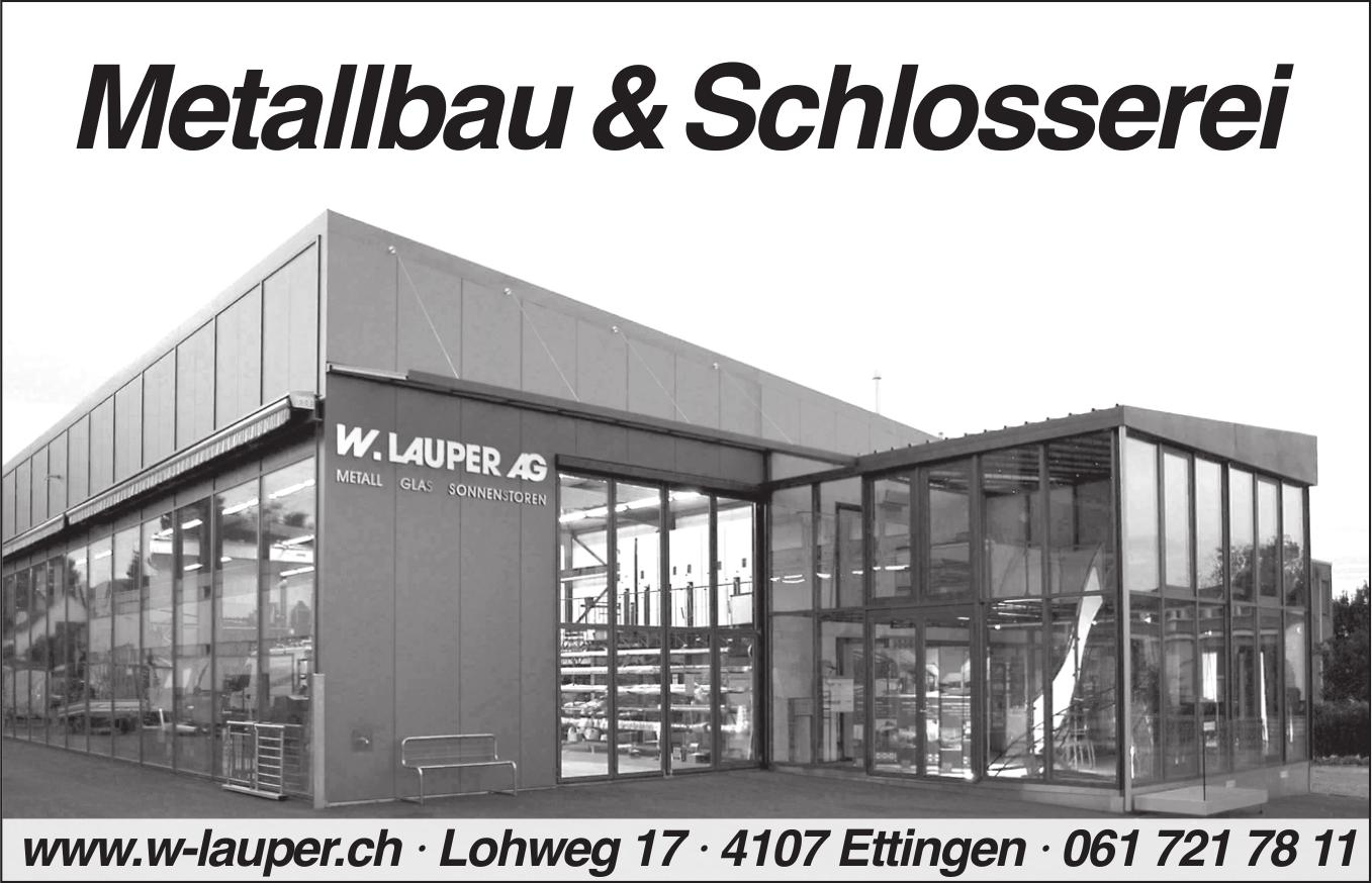 W Lauper, Ettingen - Metallbau &Schlosserei