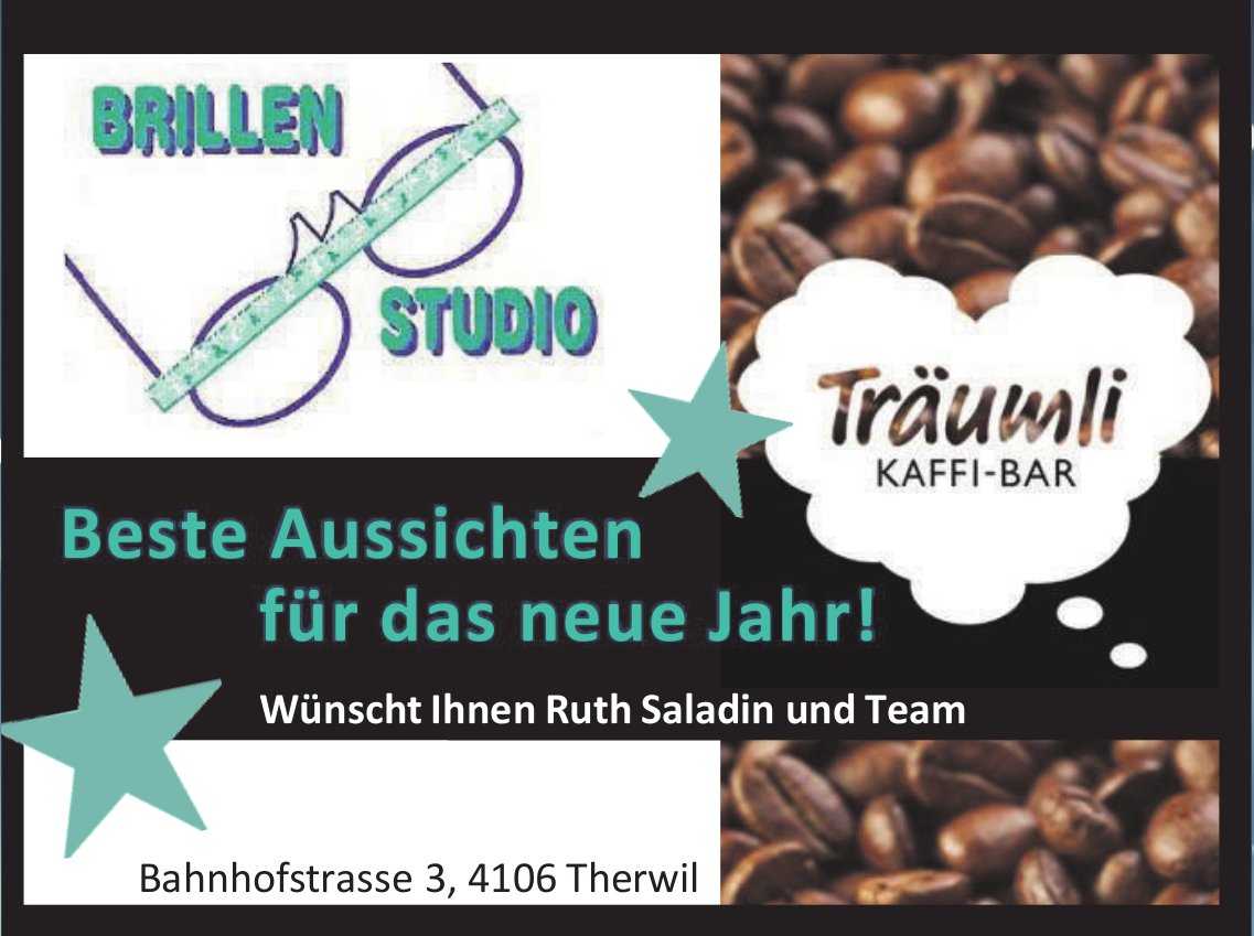 BRILLEN STUDIO, Therwil - Beste Aussichten für das neue Jahr!