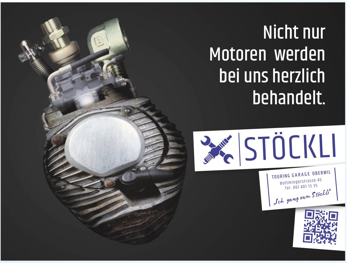 Stöckli, Oberwil - Nicht nur Motoren werden bei uns herzlich behandelt.