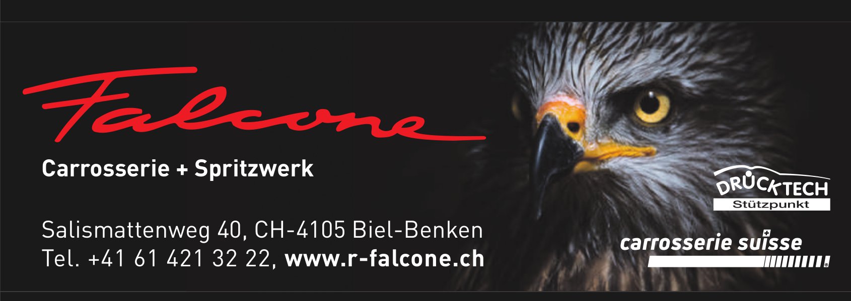 R Falcone, Biel - Carrosserie + Spritzwerk