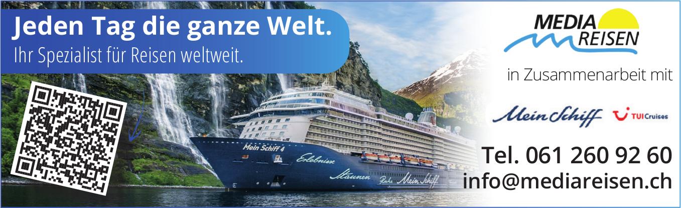 Media Reisen, Jeden Tag die ganze Welt.
