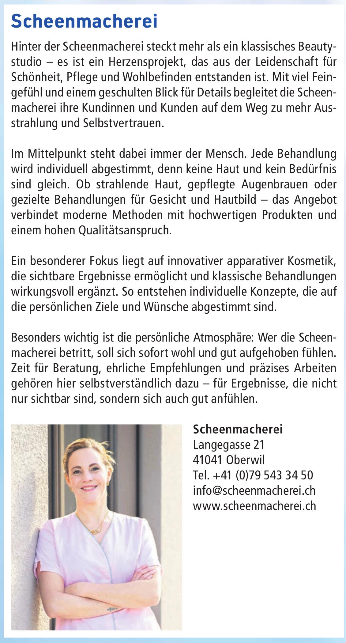 Scheenmacherei, Oberwil