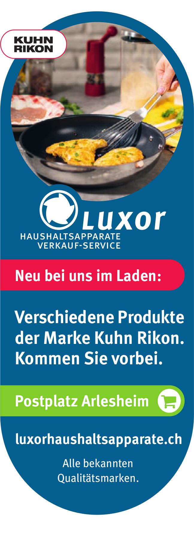 Luxorhaushaltsapparate, Arlesheim - Verschiedene Produkte der Marke Kuhn Rikon. Kommen Sie vorbei.