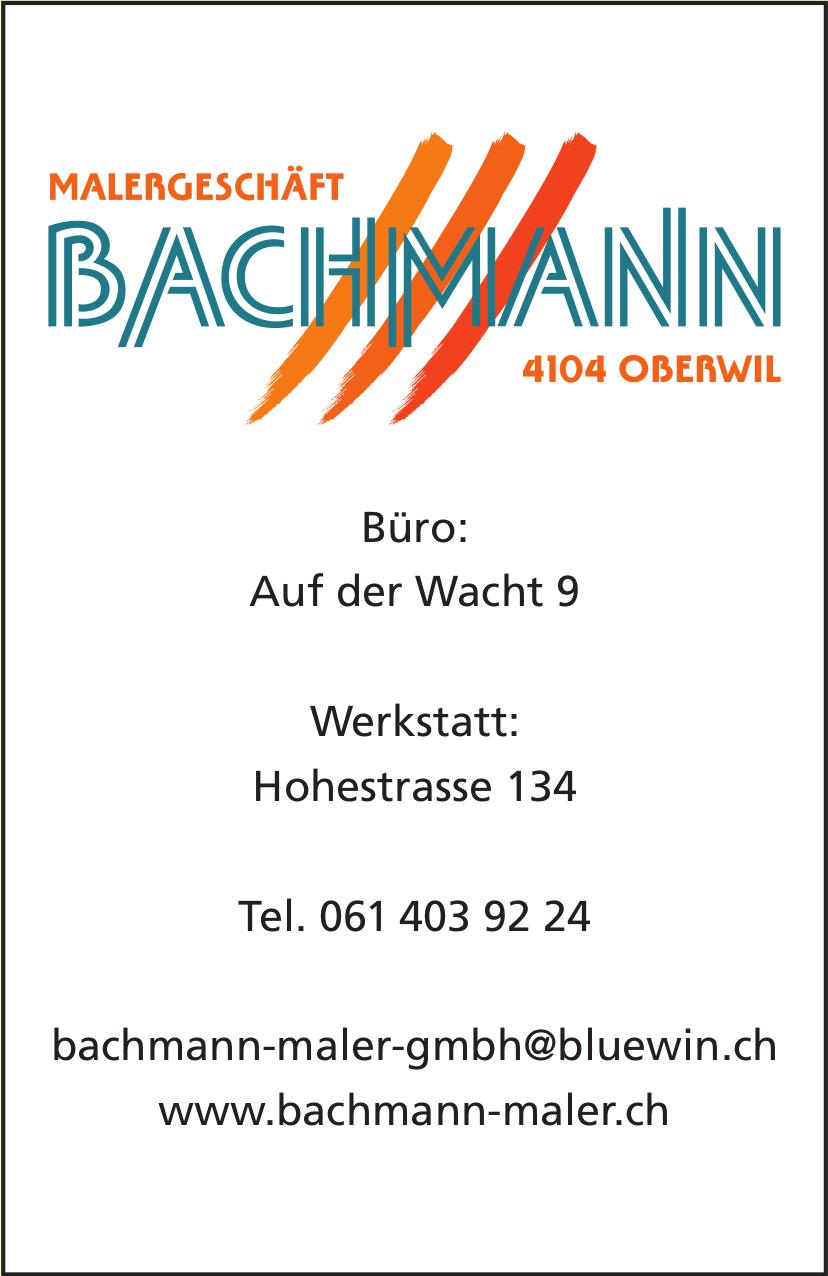 Bachmann, Oberwil - Malergeschäft BAUCMANN