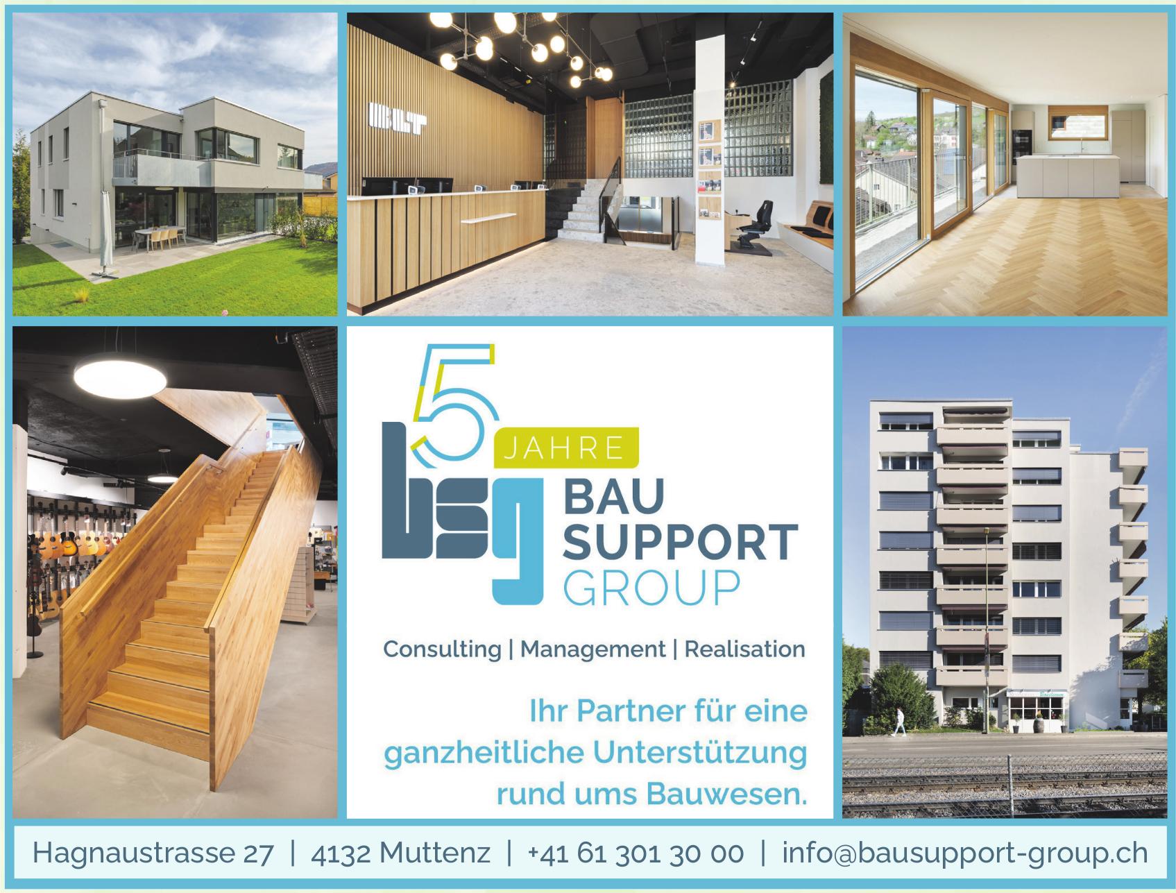BAU SUPPORT GROUP, Muttenz - Ihr Partner für eine ganzheitliche Unterstützung rund ums Bauwesen.