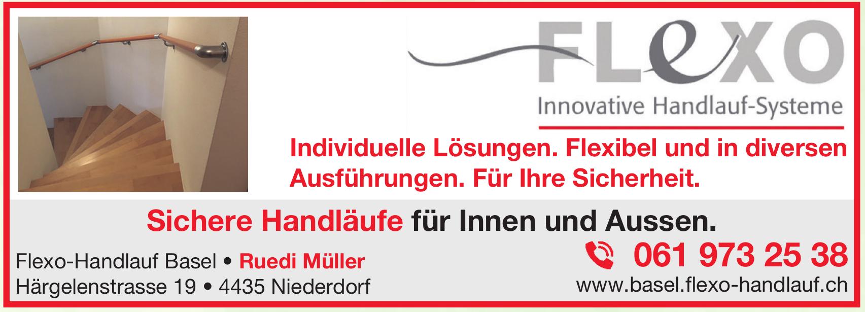 Flexo-Handlauf Basel, Niederdorf - Sichere Handläufe für Innen und Aussen.