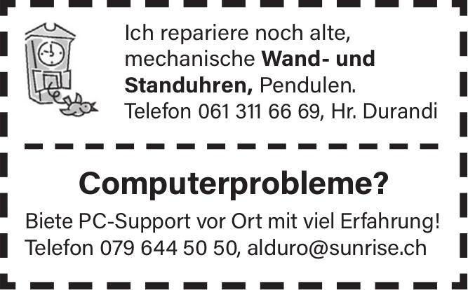 Computerprobleme?