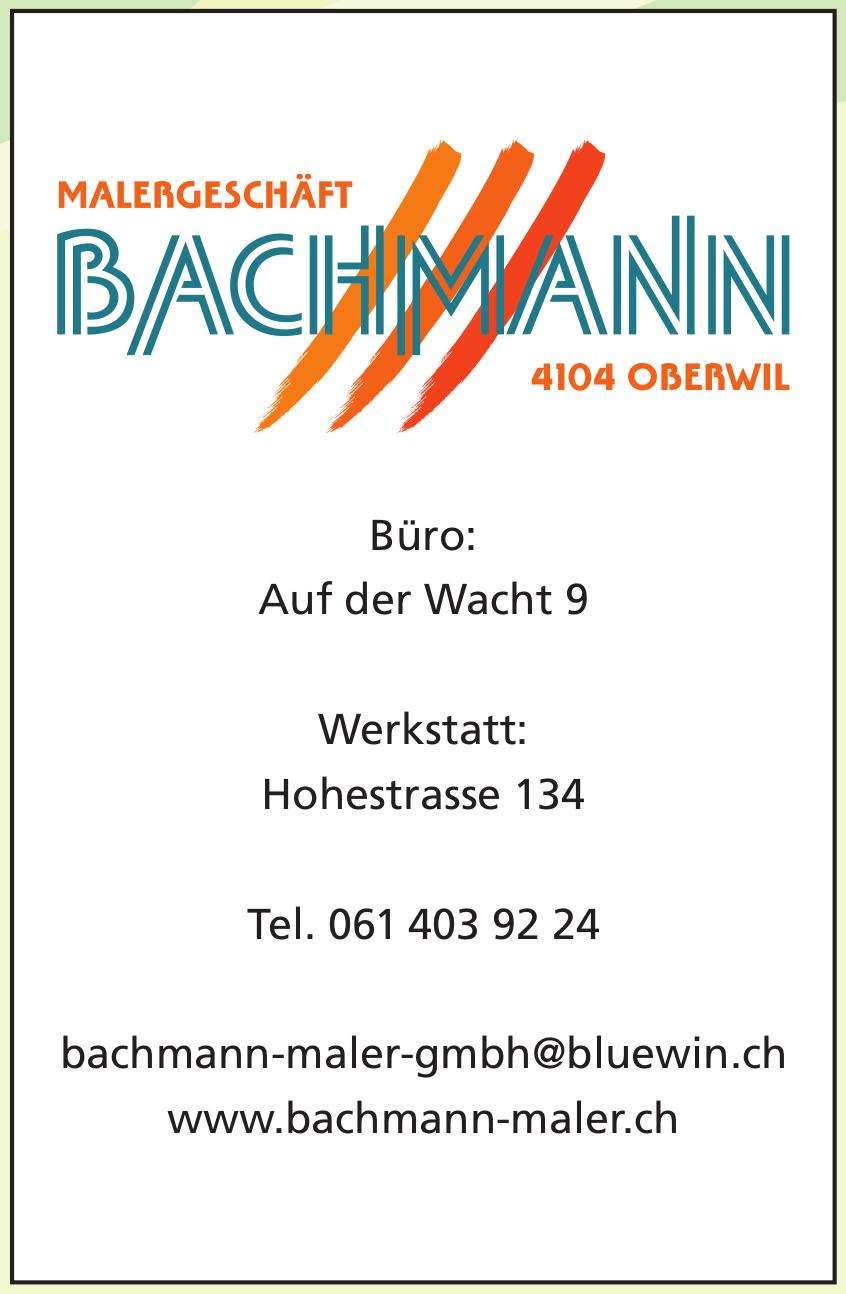 Malergeschäft Bachmann, Oberwil