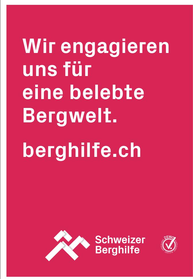 Schweizer Berghilfe, Wir engagieren uns für eine belebte Bergwelt.