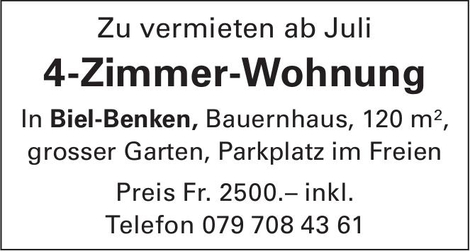 4-Zimmer-Wohnung, Biel-Benken, zu vermieten