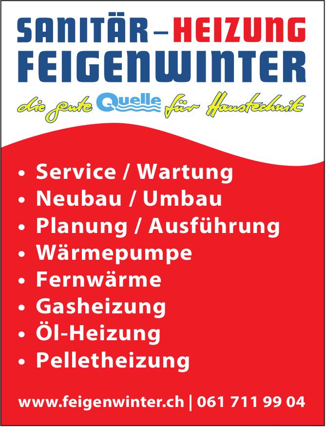 Sanitär - Heizung Feigenwinter