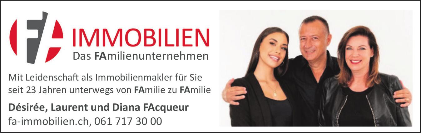 FA IMMOBILIEN, Mit Leidenschaft als Immobilienmakler für Sie seit 23 Jahren unterwegs von FAmilie zu FAmilie