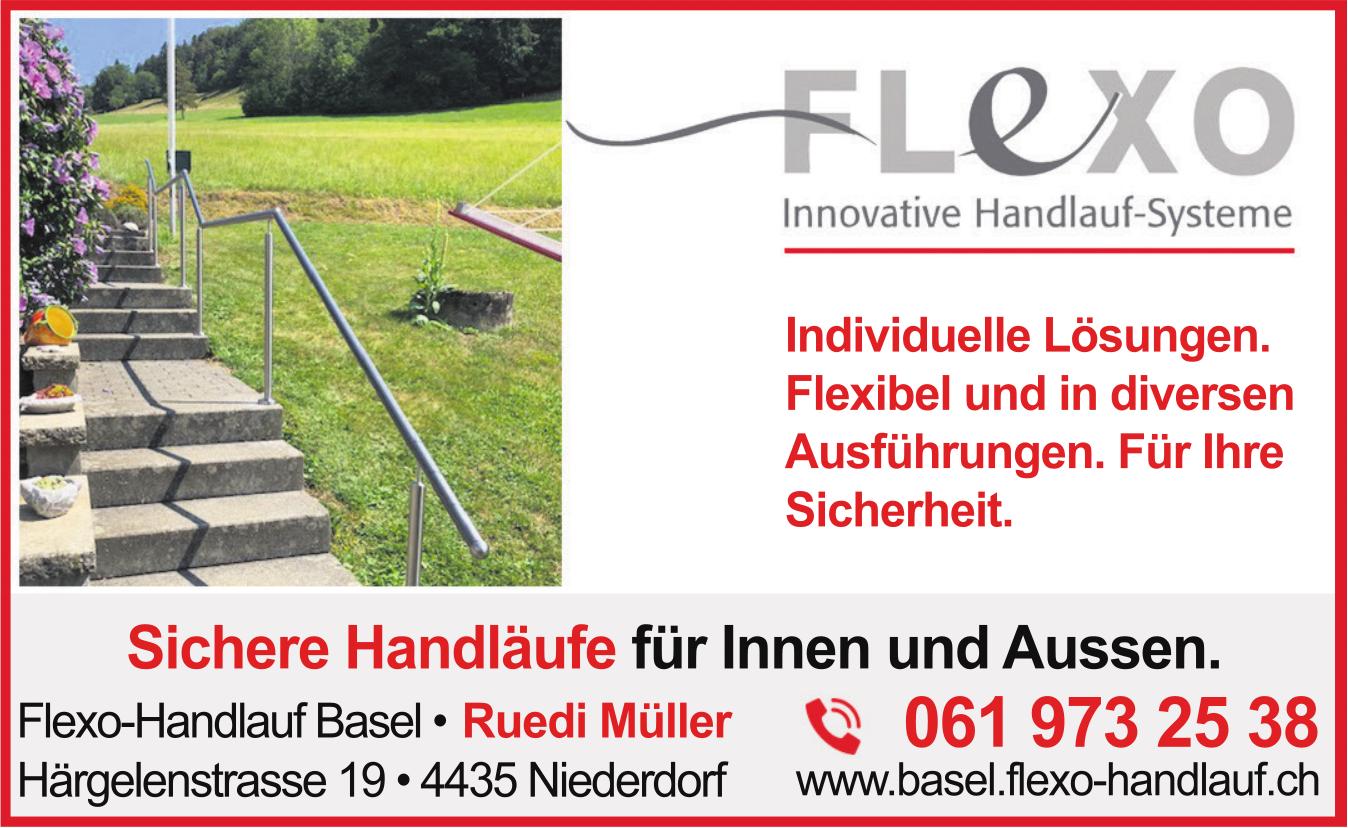 Flexo-Handlauf Basel, Niederdorf - Sichere Handläufe für Innen und Aussen.
