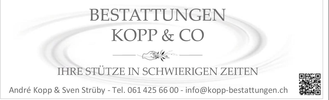 Bestattungen Kopp & Co, Ihre Stütze in schwierigen Zeiten