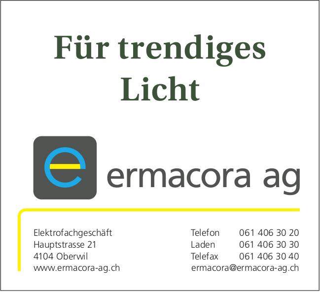 ermacora ag, Oberwil - Für trendiges Licht