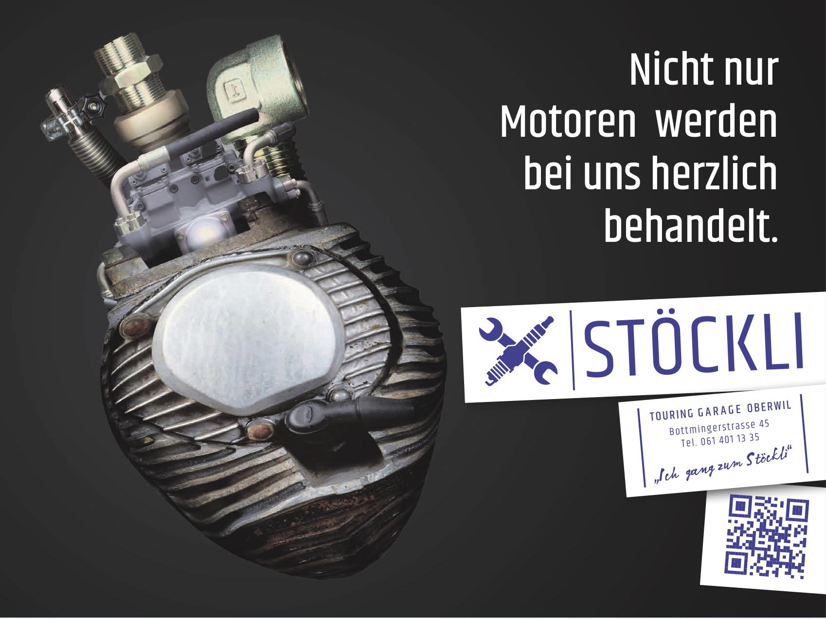 Stöckli Touring Garage, Oberwil - Nicht nur Motoren werden bei uns herzlich behandelt.