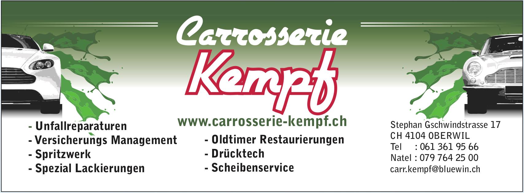 Carrosserie Kempf, Oberwil - Unfallreparaturen, Versicherungs Management, Spritzwerk, Spezial Lackierungen