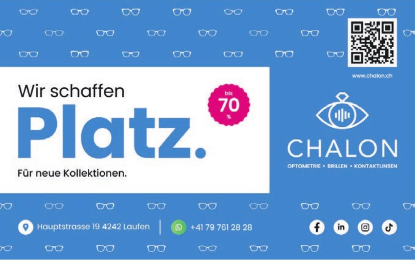 CHALON, Laufen - Wir schaffen Platz.