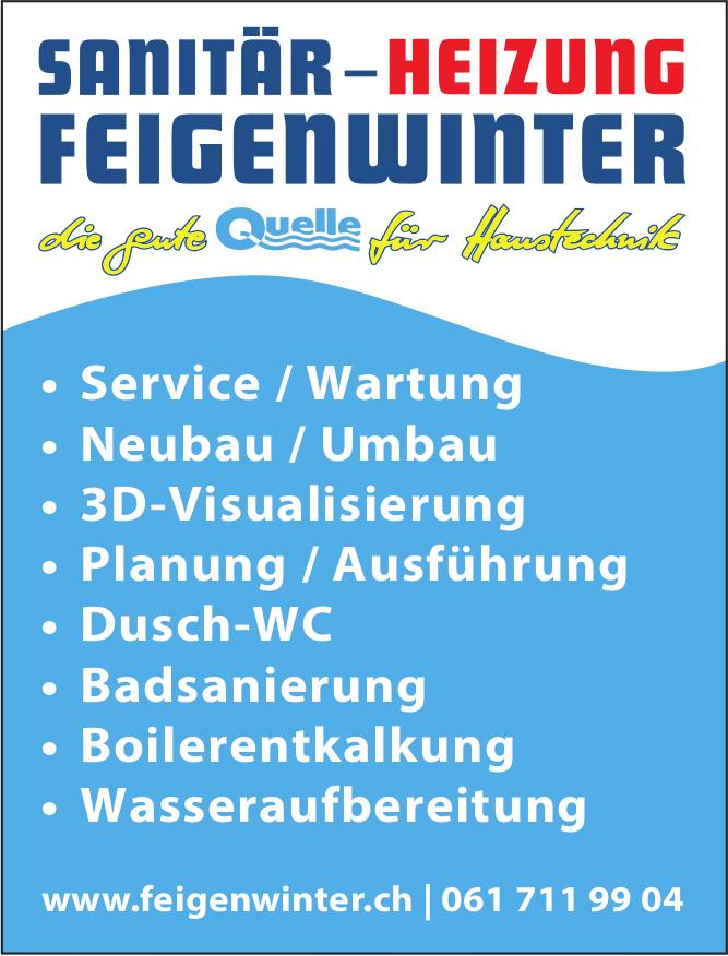 Sanitär - Heizung Feigenwinter, Badsanierung • Boilerentkalkung • Wasseraufbereitung