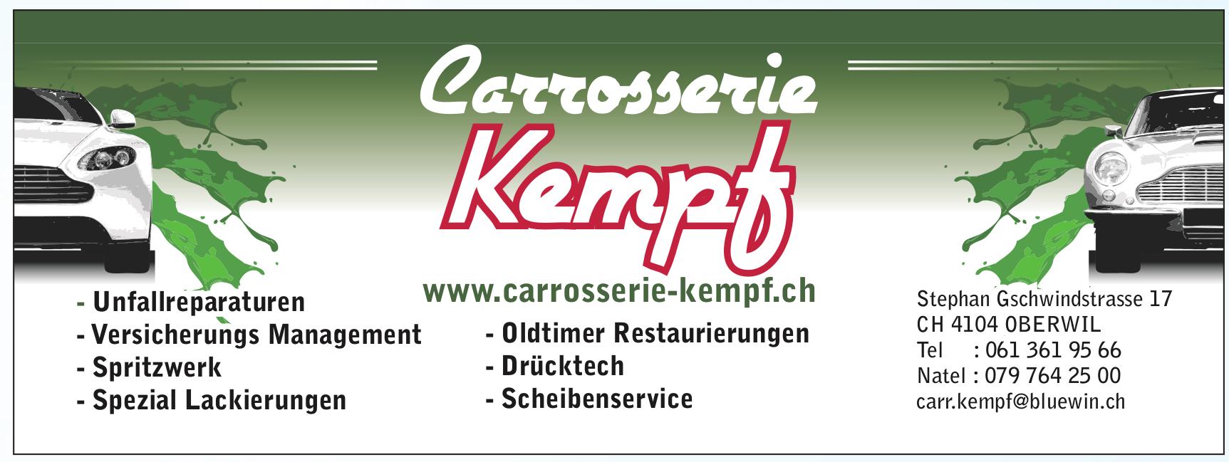 Carrosserie Kempf, Oberwil - Unfallreparaturen, Versicherungs Management, Spritzwerk, Spezial Lackierungen