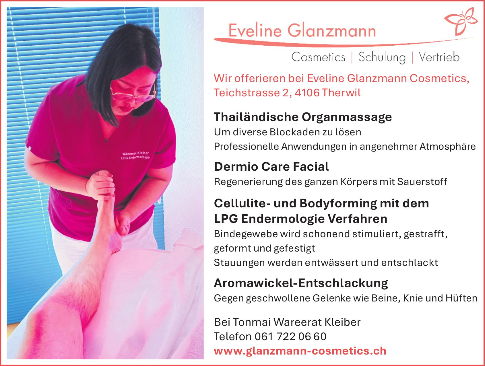 Eveline Glanzmann, Therwil - Thailändische Organmassage