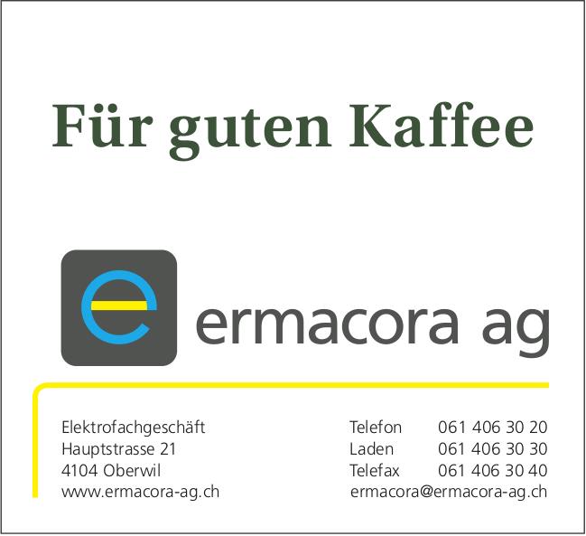 ermacora ag, Oberwil - Für guten Kaffee