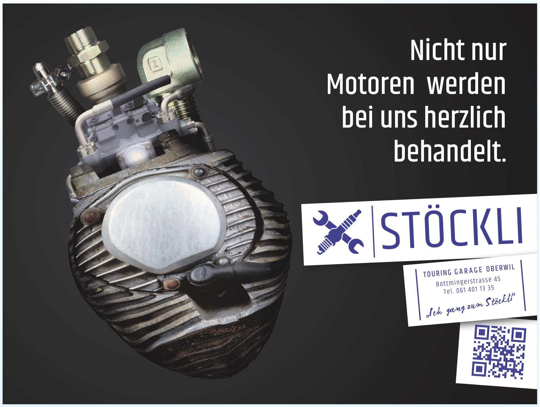 Stöckli Touring Garage, Oberwil - Nicht nur Motoren werden bei uns herzlich behandelt.