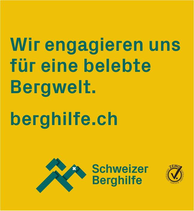 Schweizer Berghilfe, Wir engagieren uns für eine belebte Bergwelt.