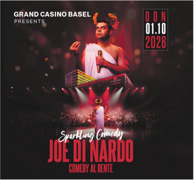Grand Casino Basel, Sparkling Comedy Joe Di Nardo - Comedy al dente, 01. Oktober