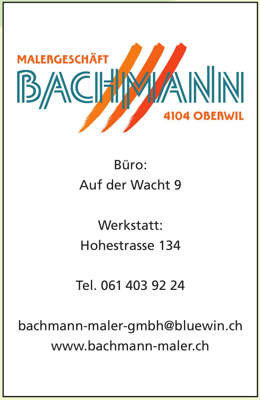 Malergeschäft Bachmann, Oberwil