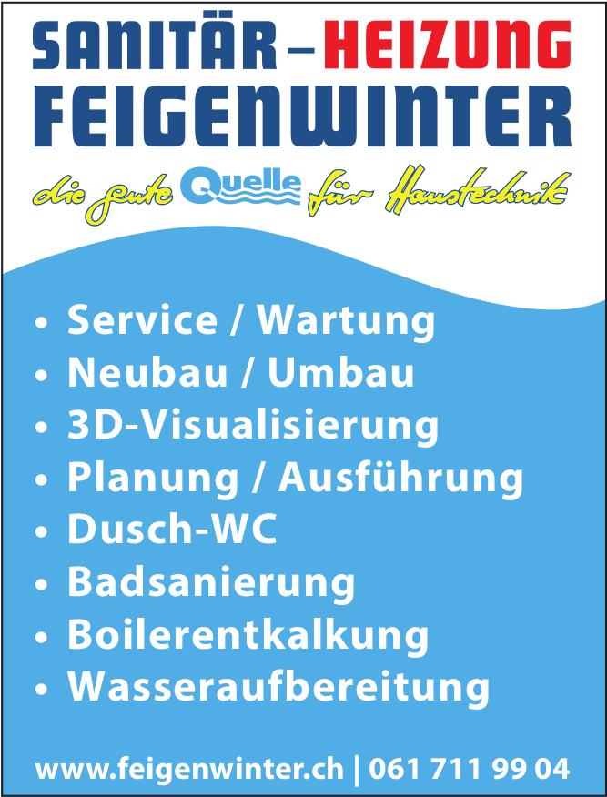 Sanitär - Heizung Feigenwinter, Badsanierung • Boilerentkalkung • Wasseraufbereitung
