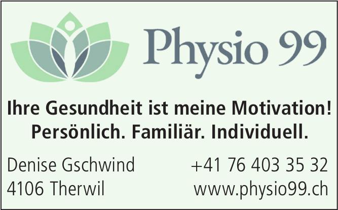 Physio 99, Therwil - Ihre Gesundheit ist meine Motivation! Persönlich. Familiär. Individuell.