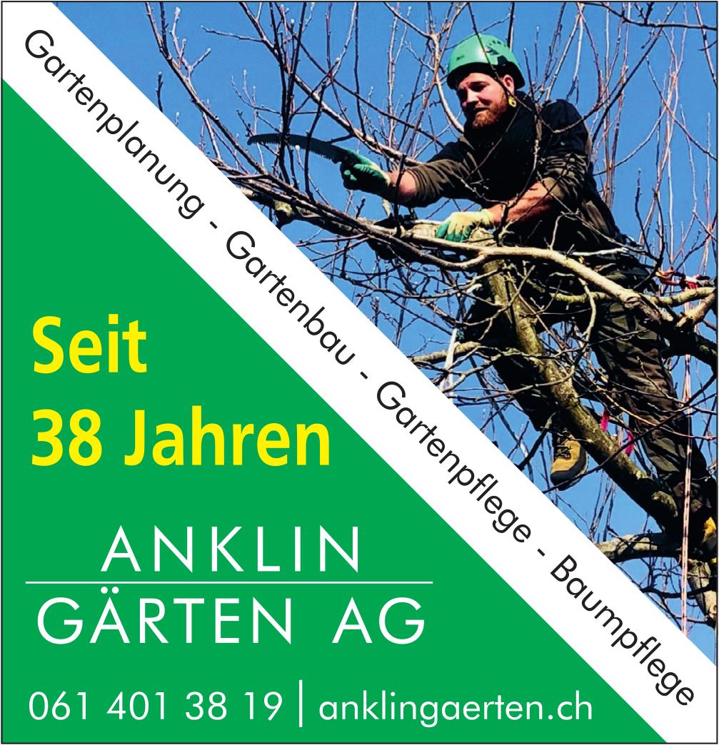 ANKLIN GÄRTEN AG, Seit 38 Jahren