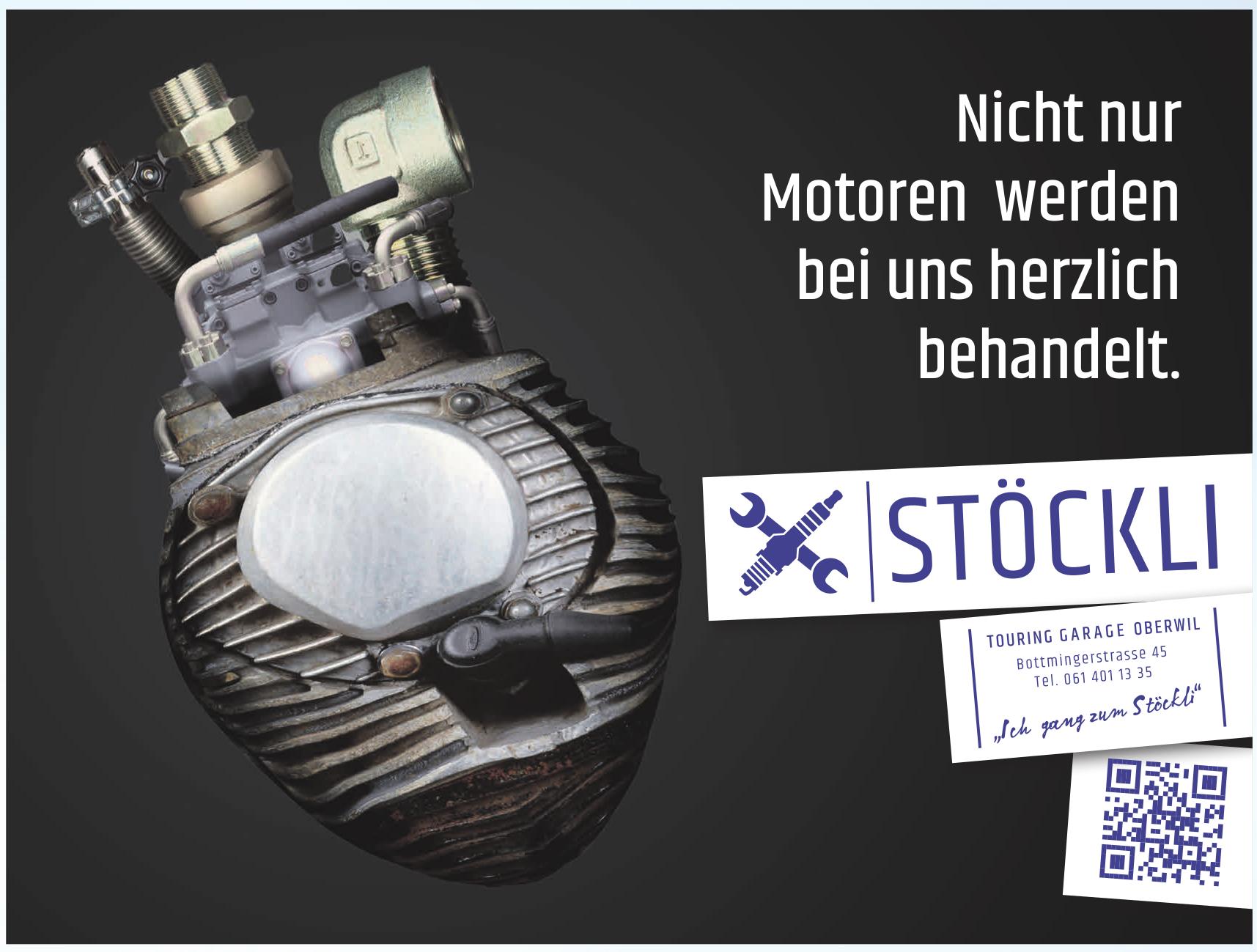 Stöckli Touring Garage, Oberwil - Nicht nur Motoren werden bei uns herzlich behandelt.