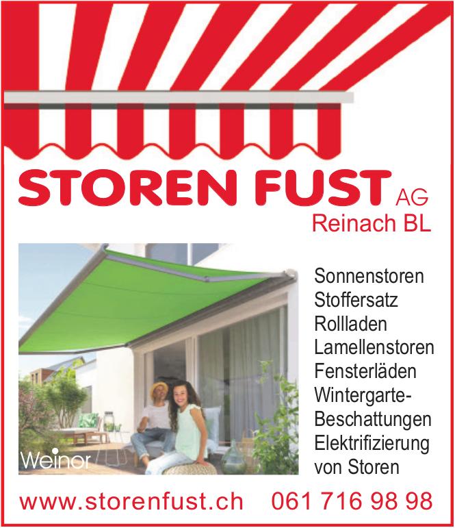 STOREN FUST AG, Reinach BL - Sonnenstoren, Stoffersatz, Rollladen, Lamellenstoren