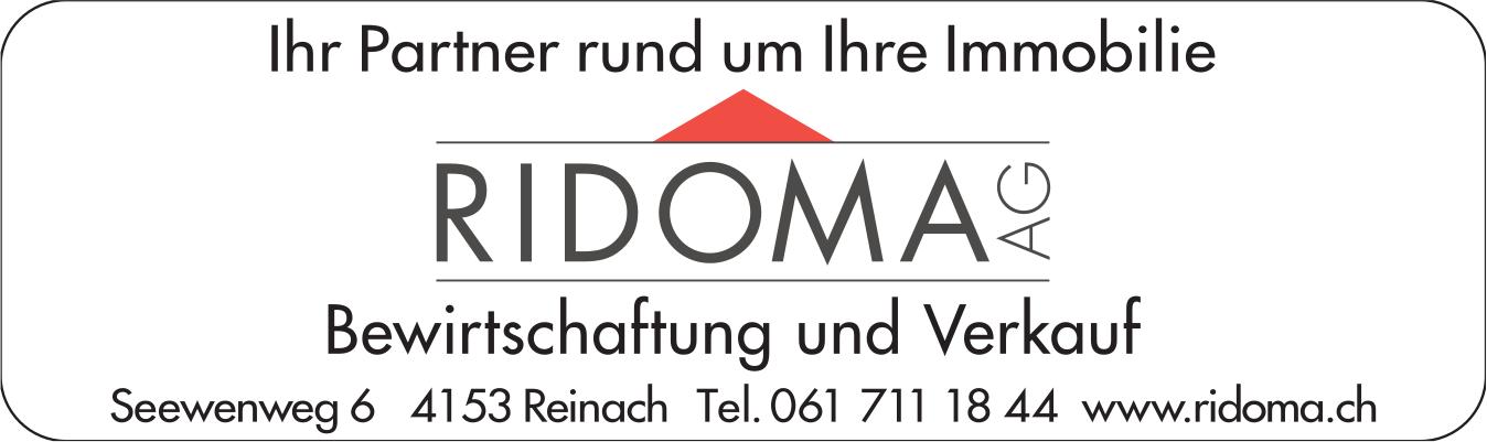 RIDOMA AG, Reinach - Bewirtschaftung und Verkauf