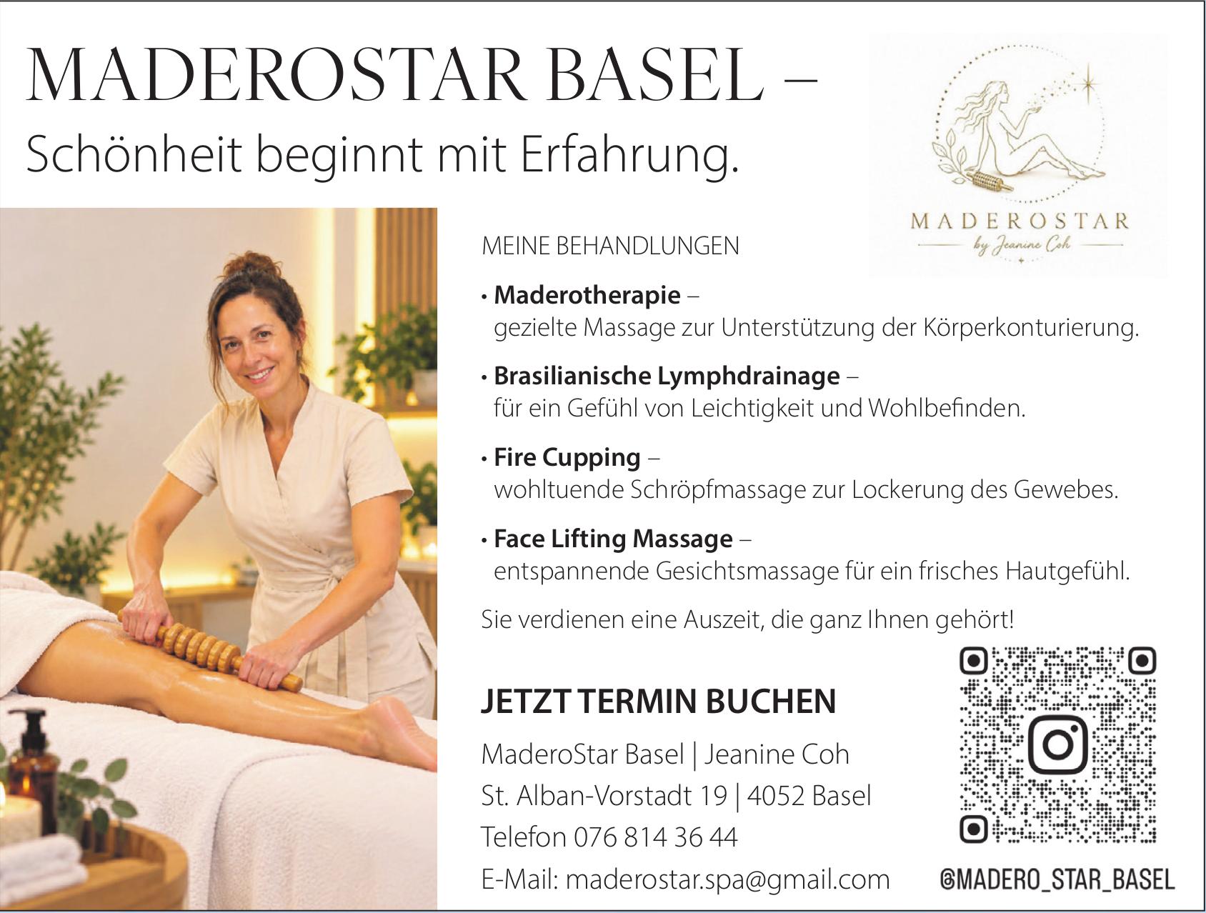 MADEROSTAR BASEL – Schönheit beginnt mit Erfahrung