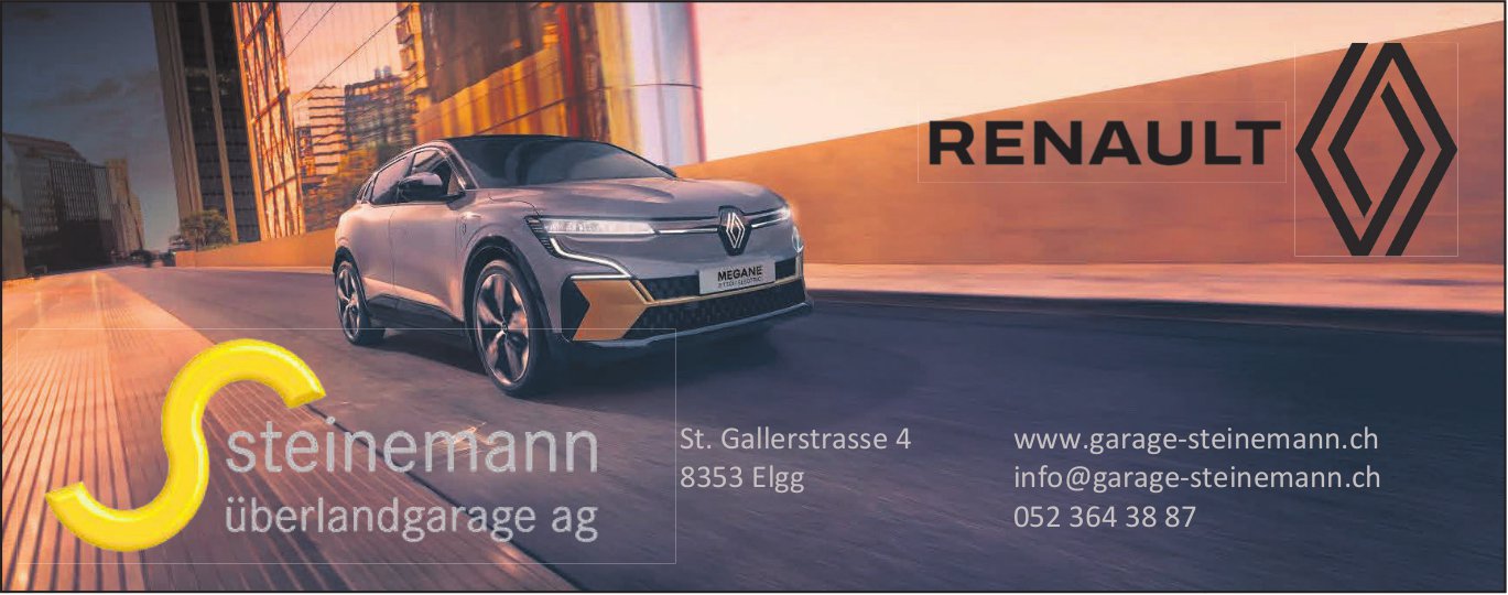 Überlandgarage Steinemann AG, Elgg - Renault