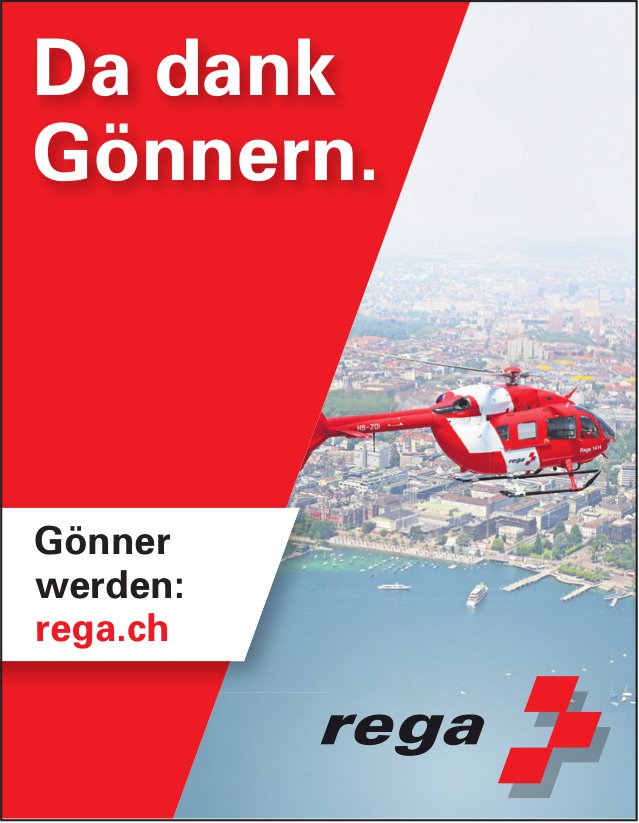 Rega - Da dank Gönnern.