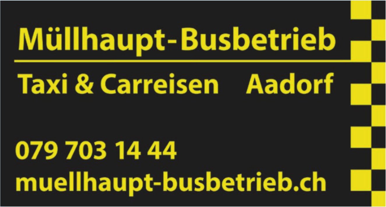Müllhaupt-Busbetrieb, Aadorf - Taxi & Carreisen