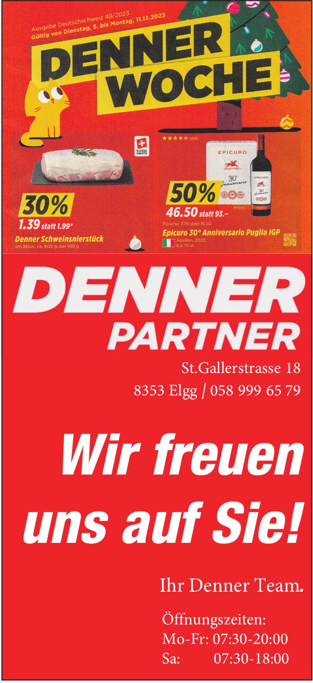 Denner Partner, Elgg - Denner-Woche