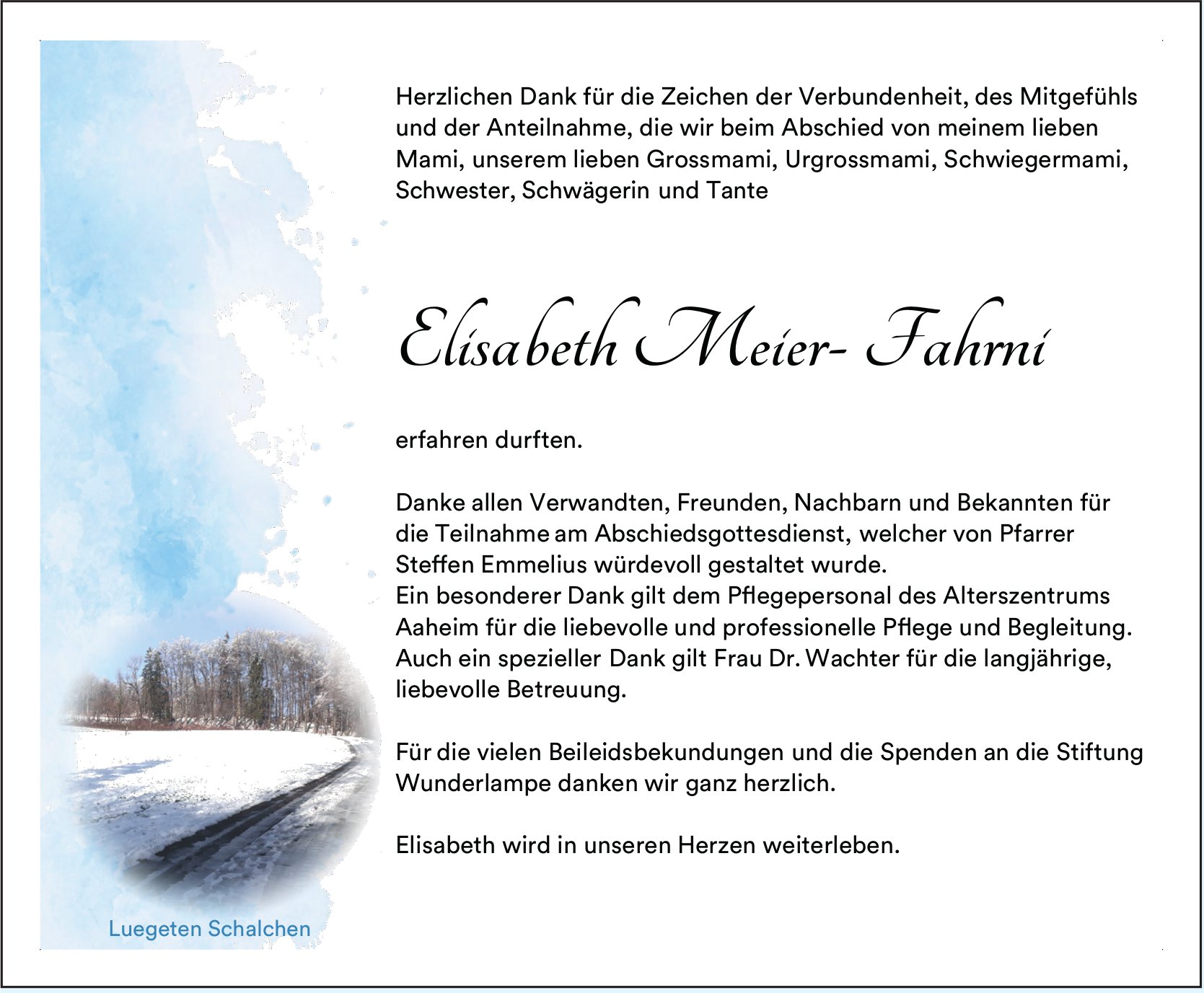 Meier-Fahrni Elisabeth, im März 2024 / DS