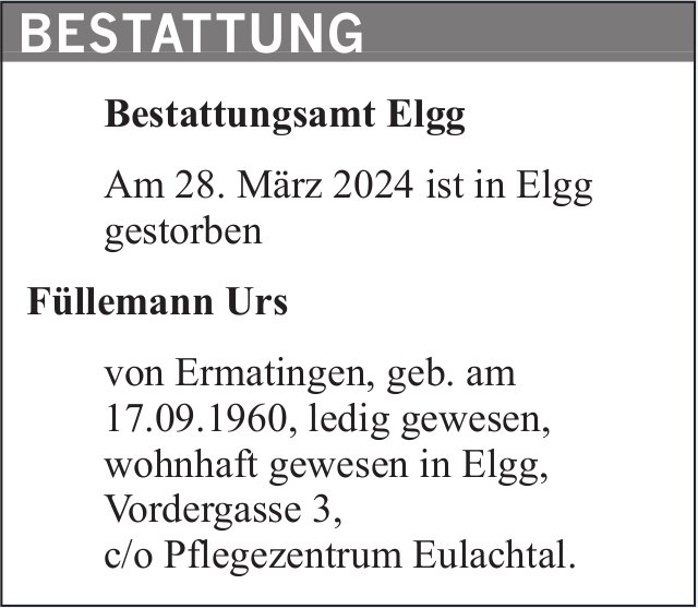 Füllemann Urs, März 2024 / TA