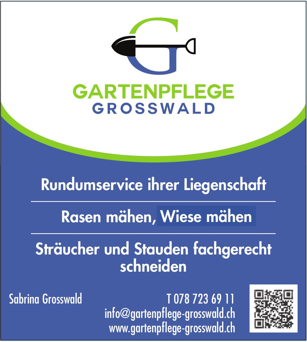 Gartenpflege Grosswald, Ettenhausen - Rundumservice ihrer Liegenschaft