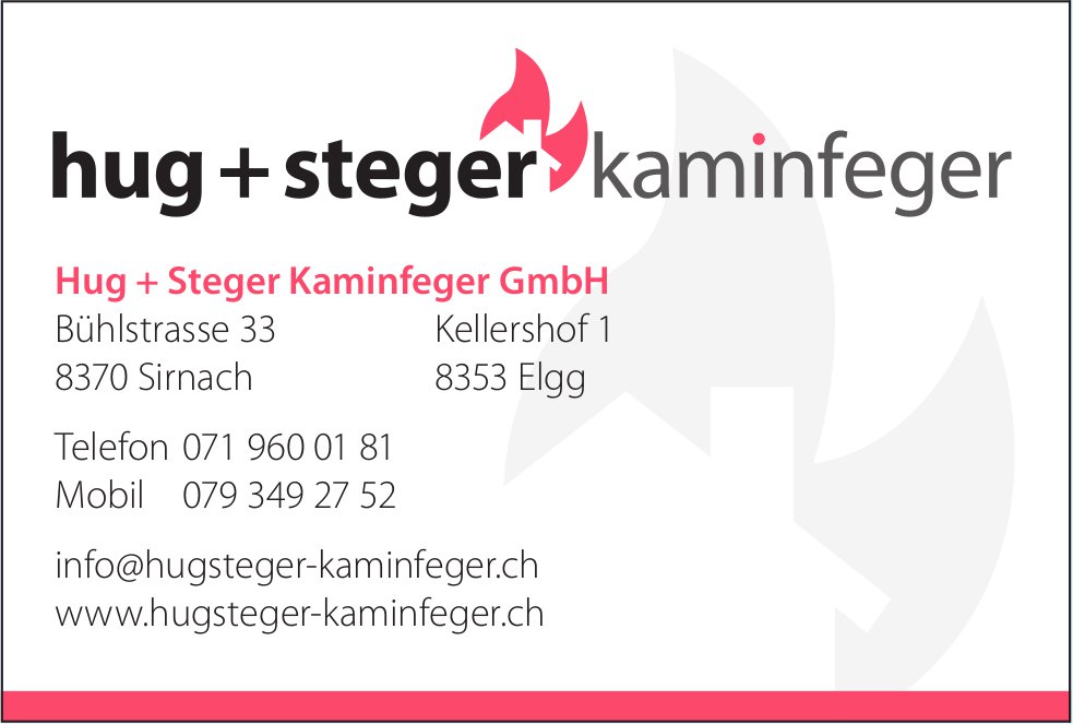 Hug + Steger Kaminfeger GmbH, Sirnach und Elgg