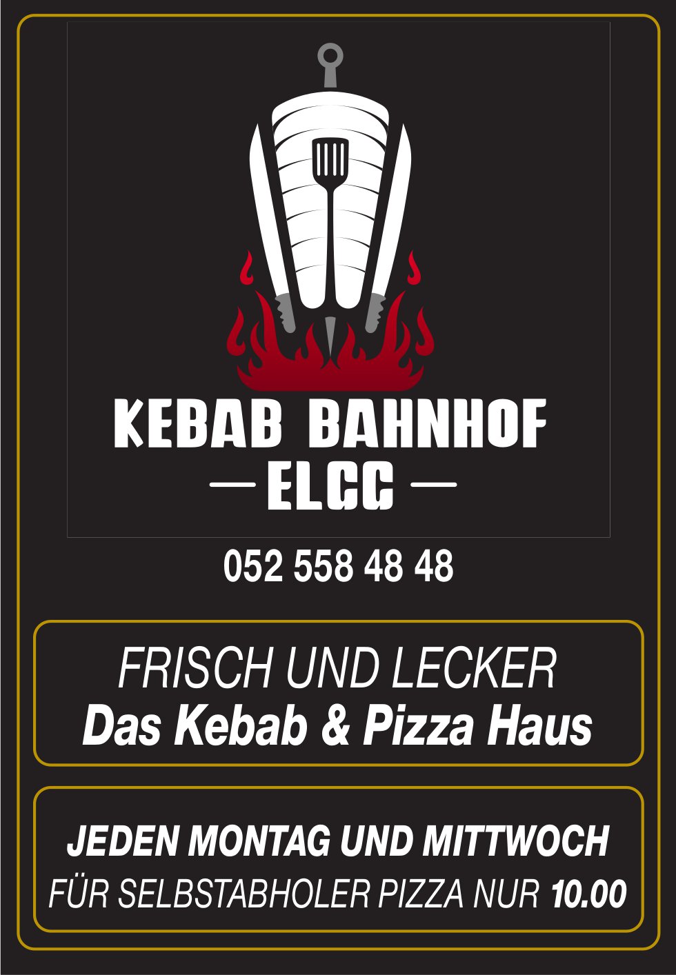 Kebab Bahnhof, Elgg - Das Kebab & Pizza Haus
