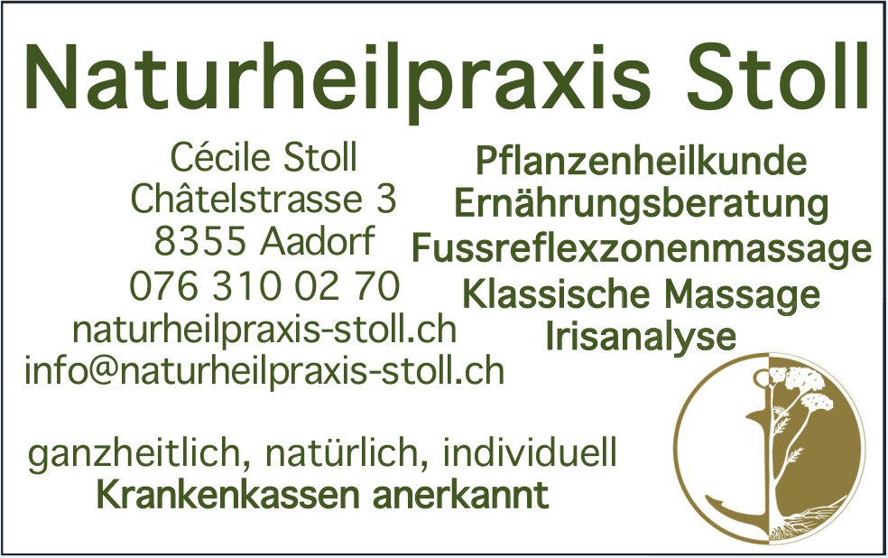 Naturheilpraxis Stoll, Aadorf - ganzheitlich, natürlich, individuell